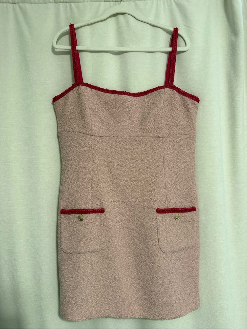 Amanda Uprichard Blush Pink Mini Dress